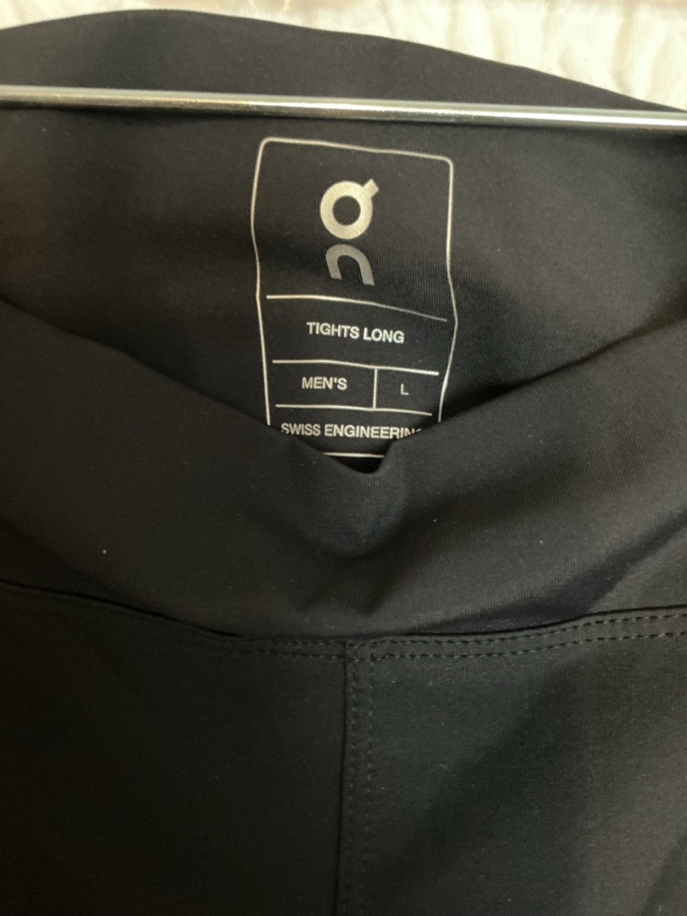 On Running Black Men's Performance Joggers with Reflective Logo - Picture 2 of 4